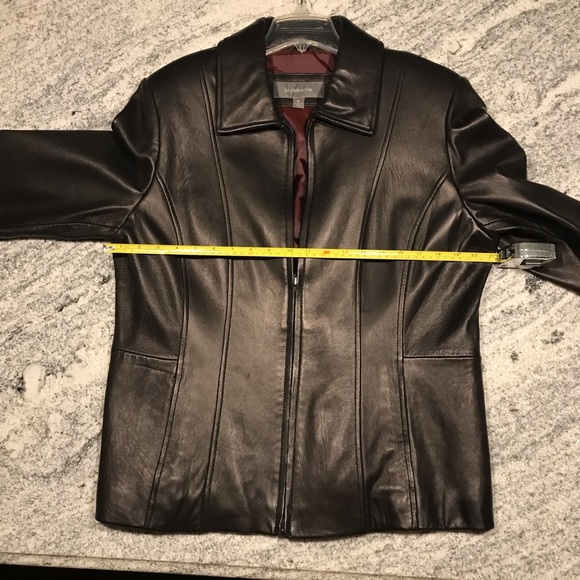 Liz Claiborne Leather Jacket - Picture 6 of 6